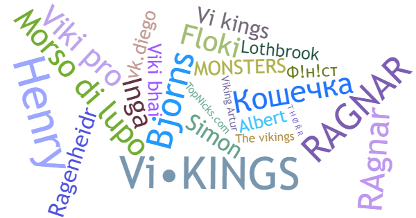 Kælenavne til Vikings