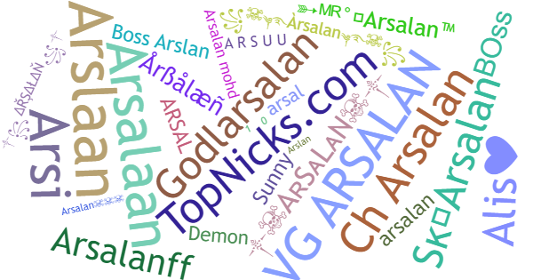 Kælenavne til Arsalan