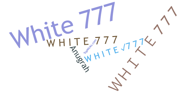 Kælenavne til White777