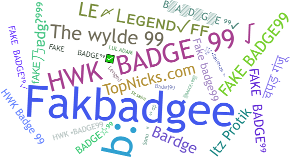 Kælenavne til Badge99