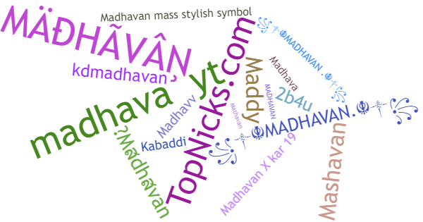 Kælenavne til Madhavan